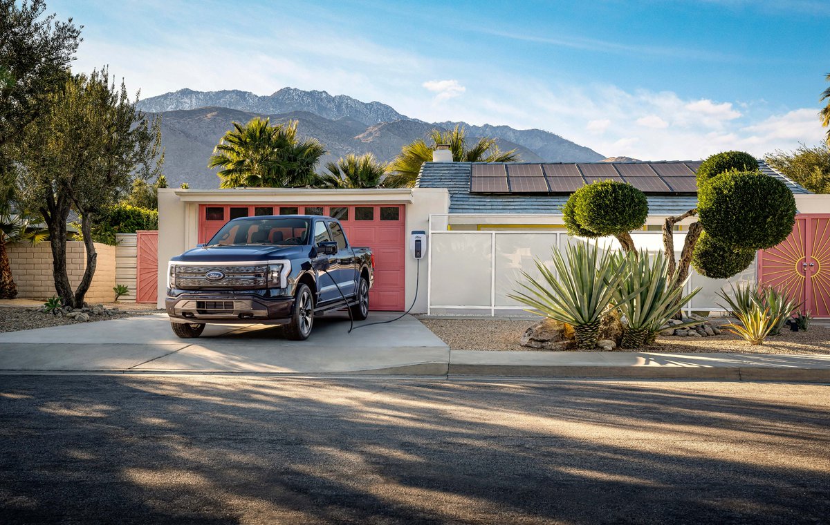 BREAKING: <a href="/Ford/">Ford Motor Company</a> and <a href="/Sunrun/">Sunrun</a> are partnering to advance home energy storage and solar power using the F-150® Lightning™ truck to power homes and help accelerate the adoption of zero-carbon solar energy. 

Press Release: media.ford.com/content/fordme…