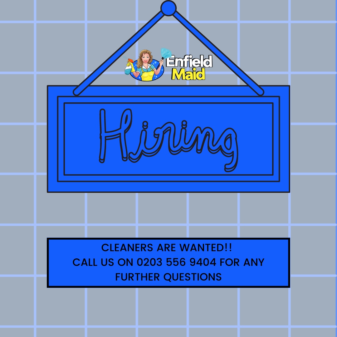 EnfieldMaid's tweet photo. Cleaners are wanted!!! 

Call us at 0203 556 9404 for further information

 #Cleaningspaces #spotless #cleaningservice #cleaners #clean2021 #tidy #dustfree #toobusytoclean 

https://t.co/Or9AehjQtF
0203-556-9404

Cleaning spaces, creating happy faces! https://t.co/Ah056Q22Or
