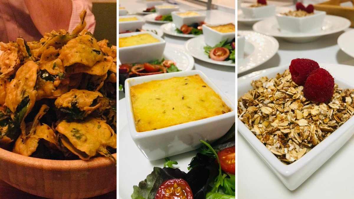 GoodEveningFood's tweet image. My recent guests were served spinach crisps, keema pea cottage pies, salmon and rice and pineapple and ginger crumbles. 😋

Book your supper clubs by emailing sudesh@goodevening.biz or by calling/ texting 07986 704759.