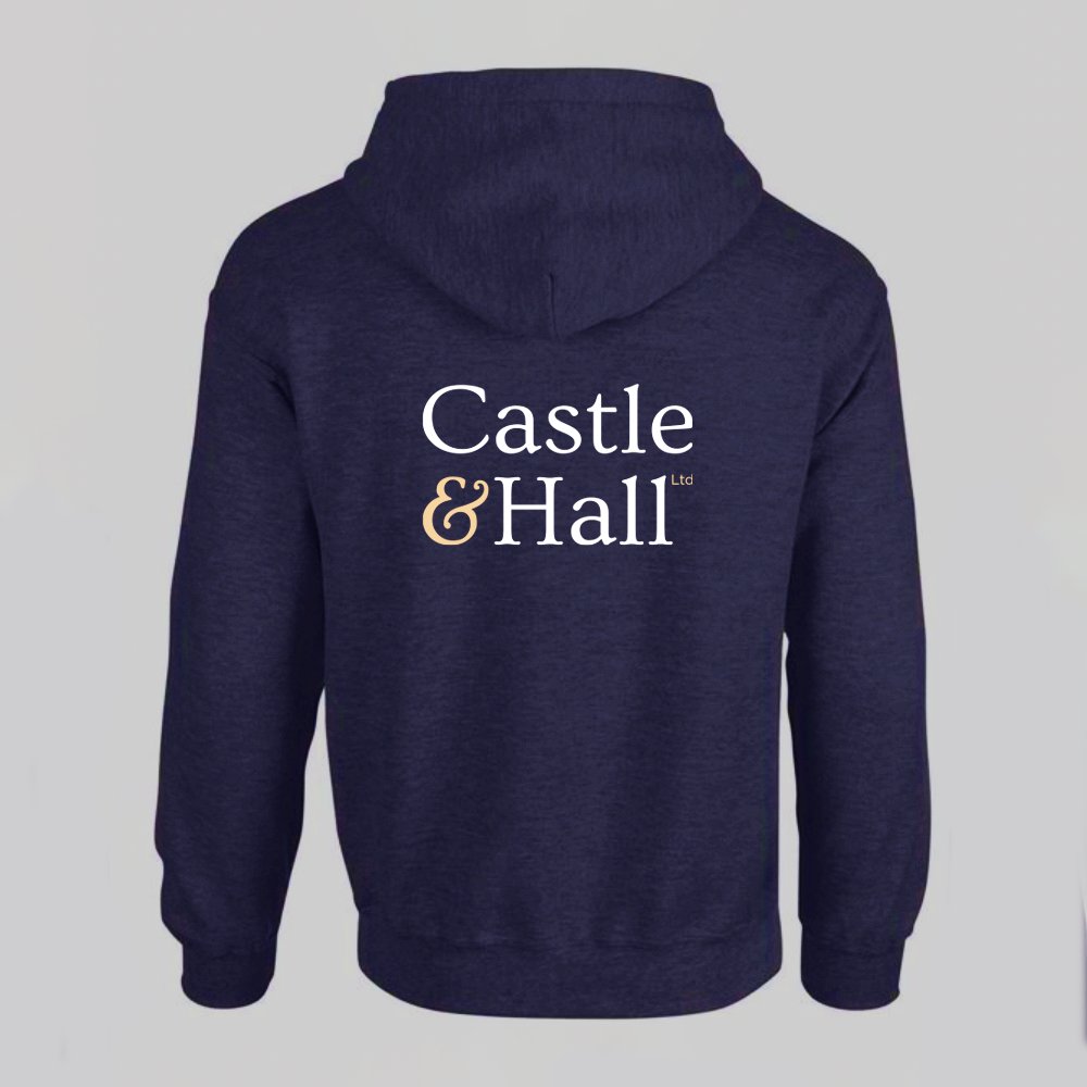 Did you know we arrange the production of company clothing for many of our clients? 

Here is a recent hoodie we’ve had produced for our client Castle &amp; Hall. 

Get in touch for a quote! danielle@sokastudio.co.uk