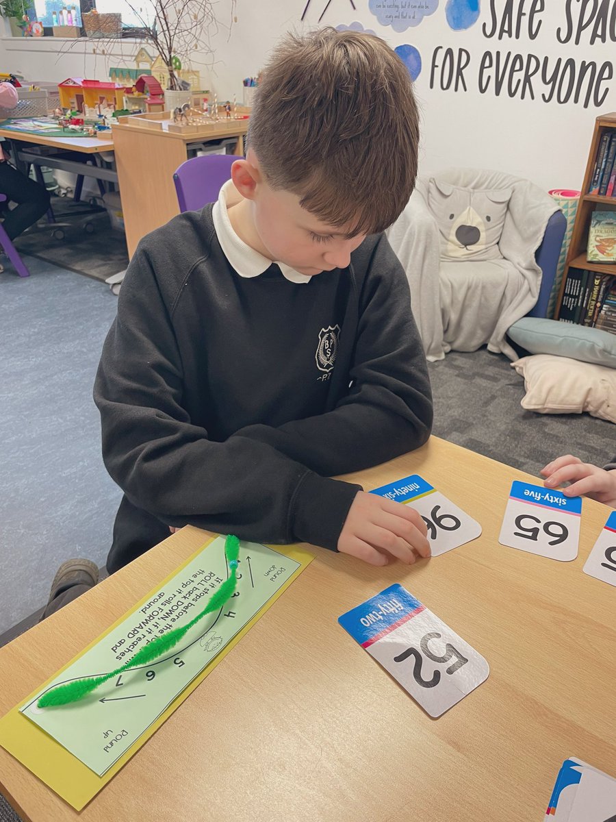 BoghallPSch's tweet photo. Today our Mathletes๐ created these rounding rollercoasters ๐ข to help us when we round numbers to the nearest 10 - the rhyme helped us to remember if a number rounds up โฌ๏ธ or down โฌ๏ธ๐ #CPAmaths @WLnumeracy @WL_STEM @MathsScot https://t.co/6JpthcBktQ