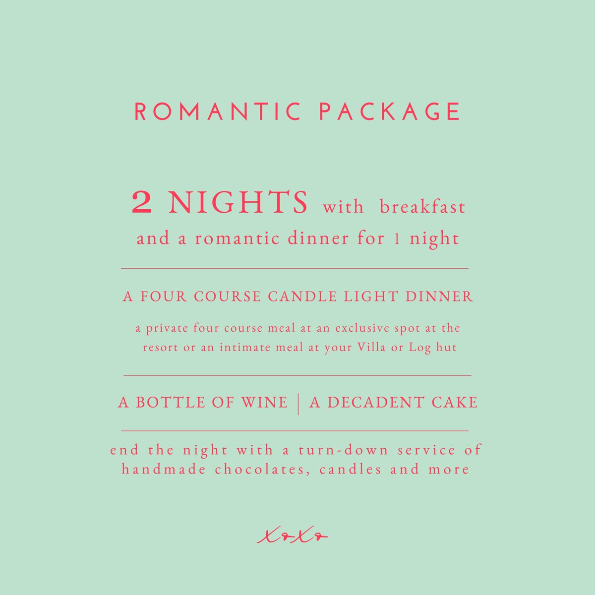 TheSeraiResorts's tweet photo. The season of #love is here, and we know how you’ve been longing to spend some quality time with your special someone. Here’s your chance to book an unforgettable experience with our #RomanticPackage. 💕
To book now, call 080-48893964 or visit our website (link in bio). https://t.co/hi6r5ujYeB