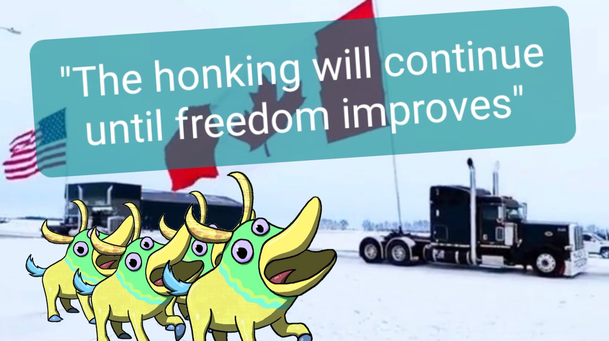 telemachyo's tweet photo. Join Us

#TruckersConvoy2022 
#TruckersForFreedom #THEHONKENING  #KlayPets @EternalKlay @Papa_Of_Bread https://t.co/5yGypWtkTi