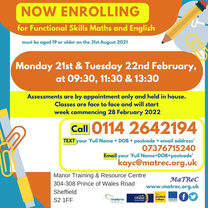 MaTReC Adult Ed tweet media