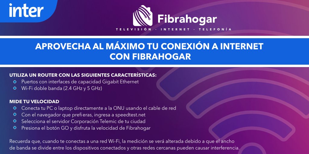 #Fibrahogar ¡Si tienes el router adecuado, disfrutarás de una conexión de Internet por Wi-Fi óptima! Además, te decimos cómo medir tu velocidad de navegación.