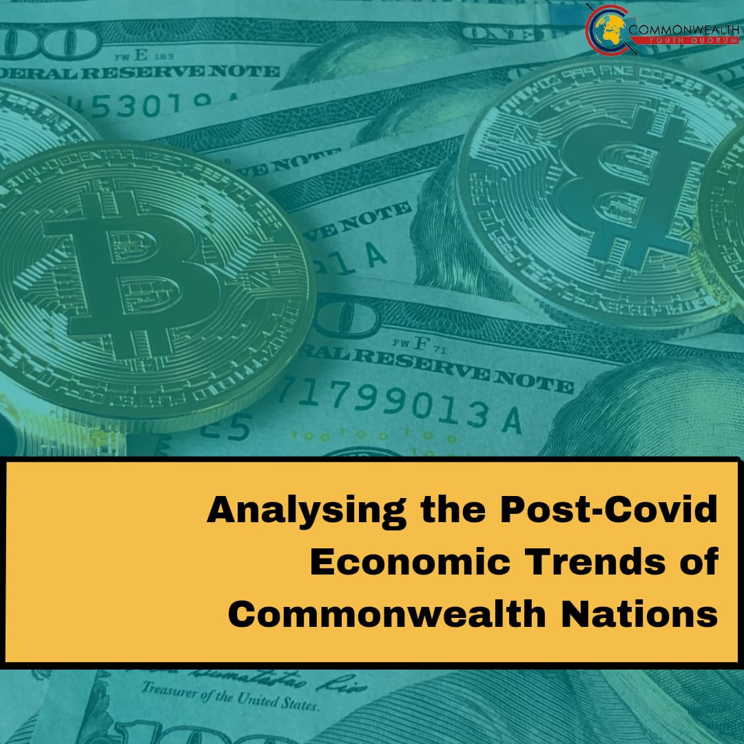 CommonwealthGY's tweet photo. Greetings✨

Commonwealth Youth Quorum is proud to present its new series  "Analysing the Post- Covid Economic Trends of Commonwealth Nations ". https://t.co/E7uqSqZlrj
