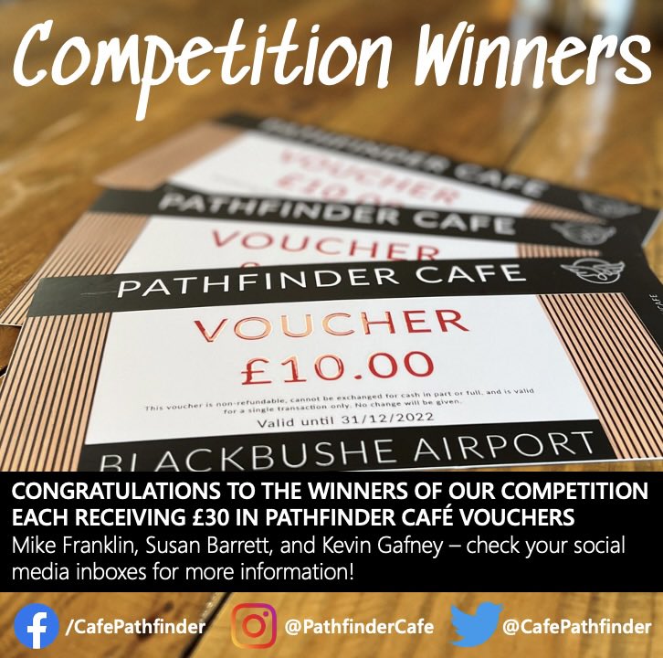 CafePathfinder's tweet photo. Congratulations to all our competition winners - check your inboxes! https://t.co/XWmU4lHOzo