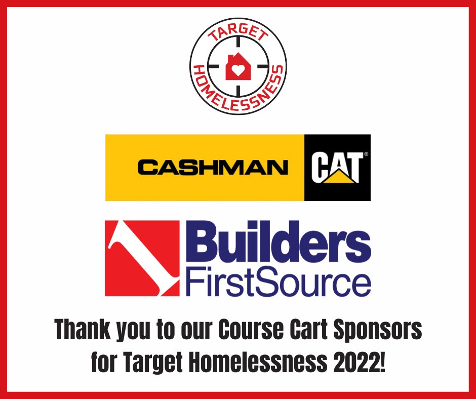 HomeAidSNV's tweet photo. Thank you to Target Homelessness' Course Cart Sponsors Cashman Equipment and @BldrFirstSource! https://t.co/vmdHitdLlf