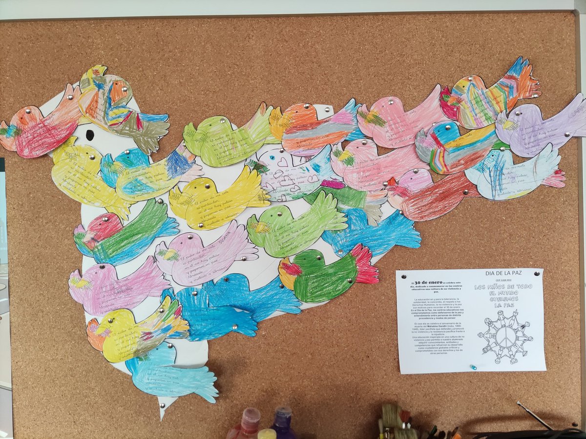 Día de la Paz segundo de infantil