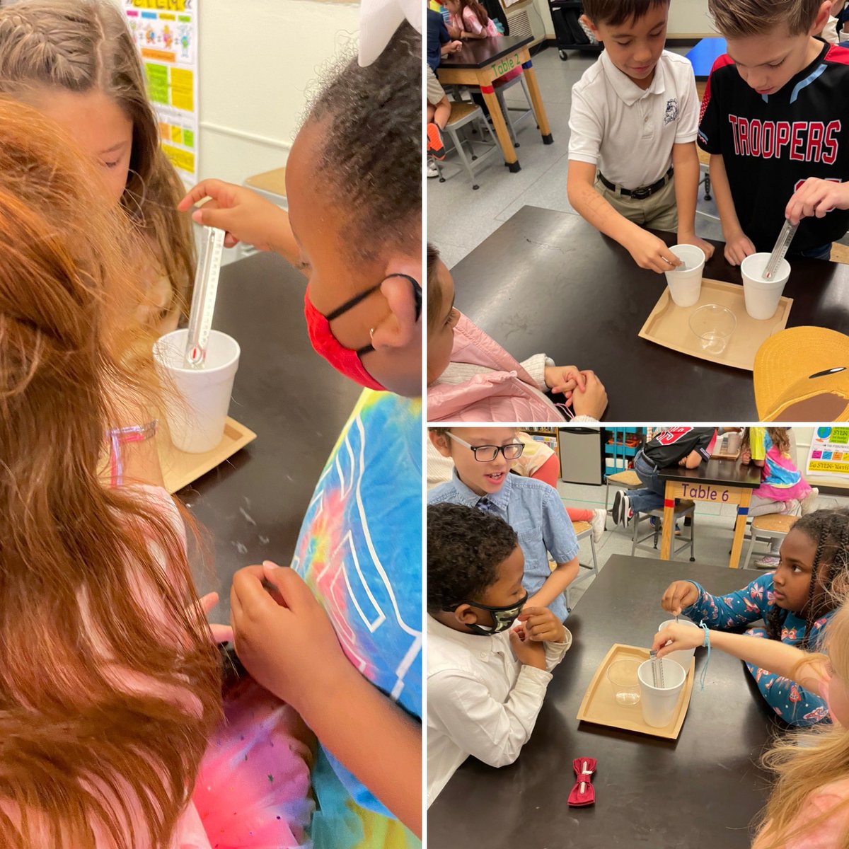 2nd grade learning how to read a thermometer on #GroundHogDay2022 <a href="/MagnetFairfield/">Fairfield Elementary Magnet</a> <a href="/CaddoScience/">Caddo Science</a>