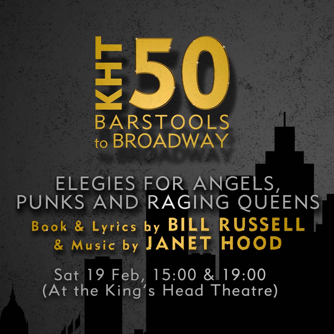 King's Head Theatre (@kingsheadthtr) on Twitter photo Bill Russell is directing ‘Elegies for Angels, Punks and Raging Queens’. Charles Quittner as Assistant Director and Gareth Bretherton as Musical Director.
We’re partnering up with <a href="/thegradfest/">The Grad Fest LTD</a> to cast the show.
#KHT50
📅 18th February
🕒 3pm 7pm
🎟️ bit.ly/3KB7jd7 Bill Russell is directing ‘Elegies for Angels, Punks and Raging Queens’. Charles Quittner as Assistant Director and Gareth Bretherton as Musical Director.
We’re partnering up with <a href="/thegradfest/">The Grad Fest LTD</a> to cast the show.
#KHT50
📅 18th February
🕒 3pm 7pm
🎟️ bit.ly/3KB7jd7