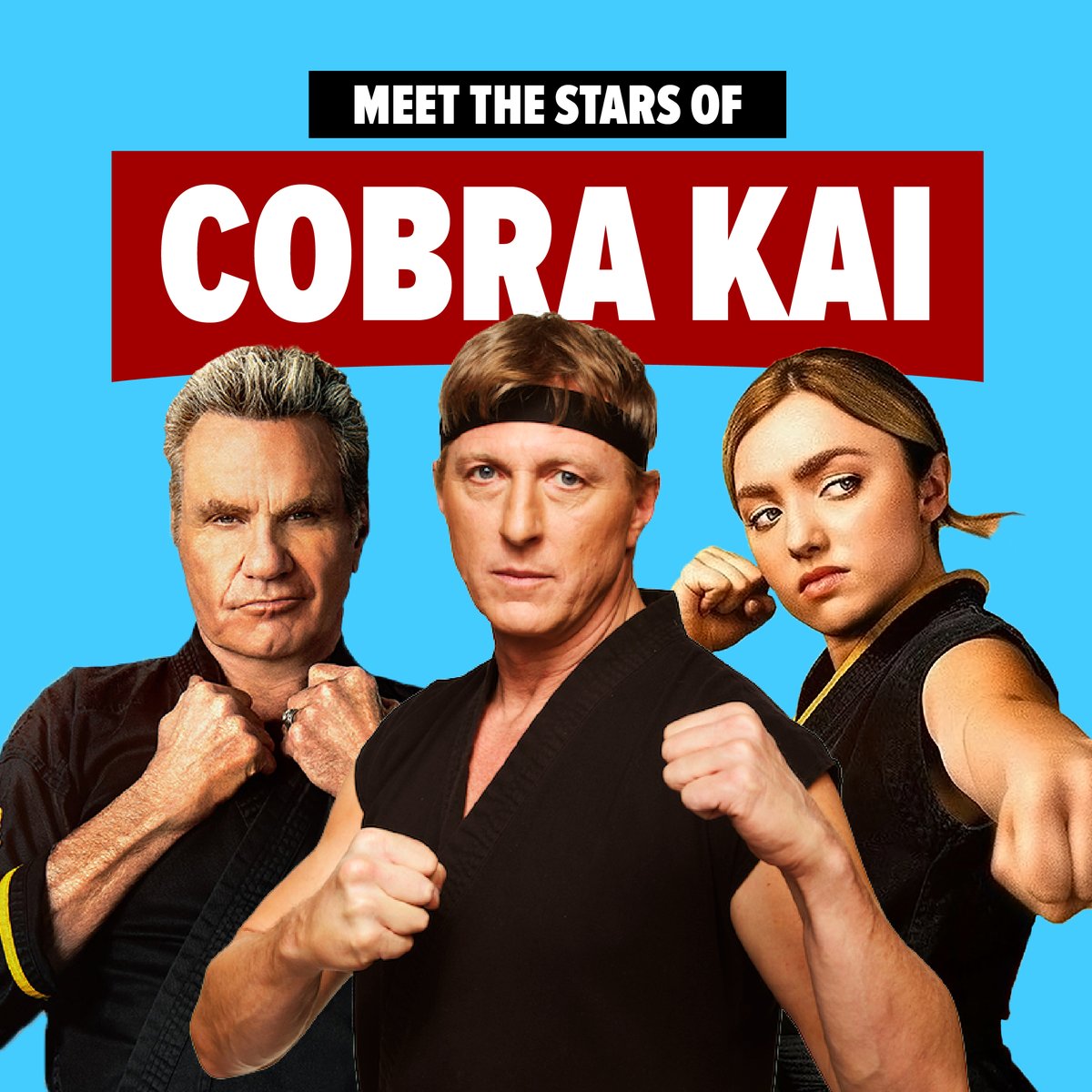 Calgaryexpo's tweet photo. It’s time for your next karate lesson with the cast of Cobra Kai. Join Johnny, Kreese, and Tory as William Zabka, Martin Kove and Peyton List teach you a thing or two at CALGARY EXPO. Get your tickets NOW: https://t.co/lHrsfyGKD5 https://t.co/IEOMzHHtSC