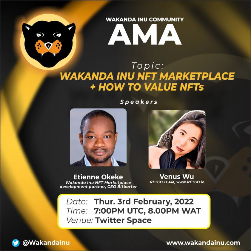 Wakandainu  NFT market place will be a massive Game changer 
#Bullish