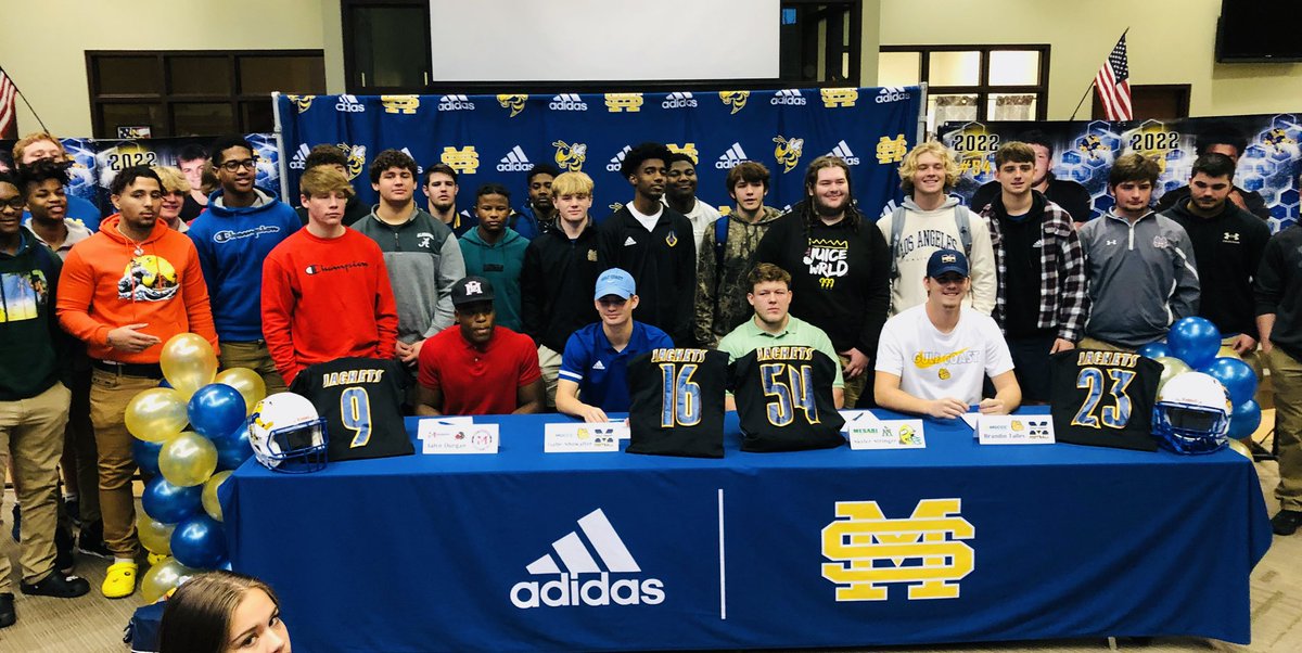 StMartinFB's tweet photo. Signing Day 2022!
Congratulations to our guys!
We are so proud of you!
#WeAreFamily https://t.co/87CqkknhwJ