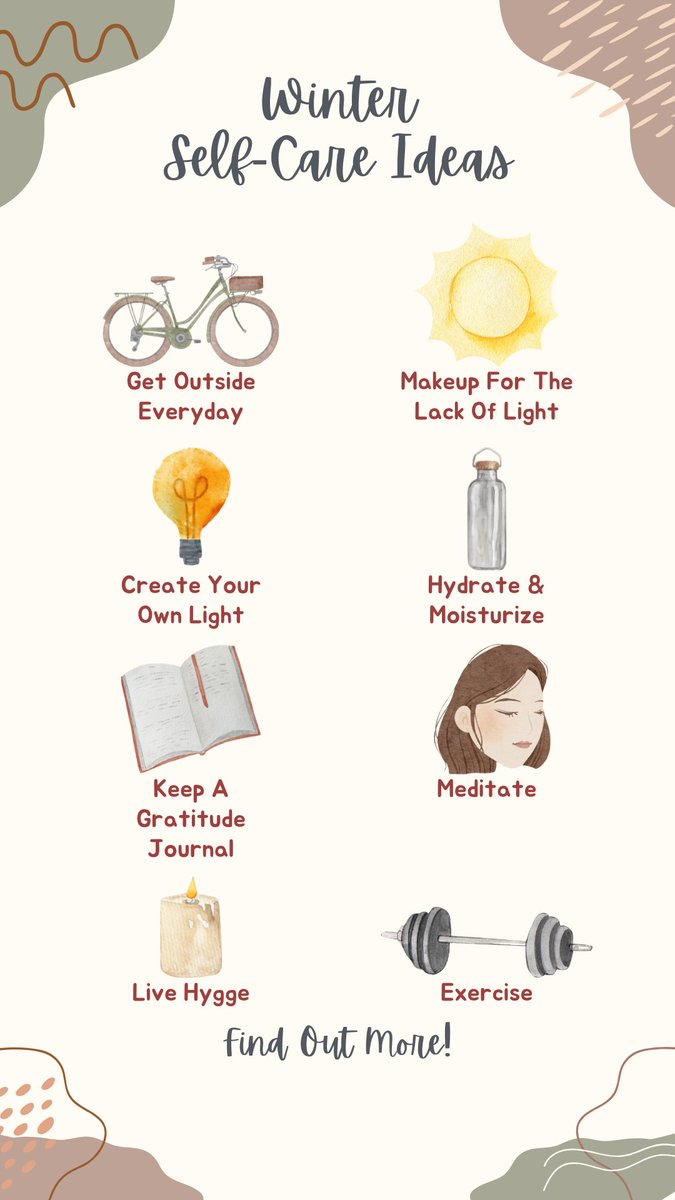 MakeupMorganLV's tweet photo. The cold temperatures and lack of sun can be a bummer during the winter months. With these ways to practice winter self-care, you can boost your mood and beat the winter blues!

Read my latest blog post here: https://t.co/pyqDRGy5Cr

#wellnesswednesday #selfcare #wellness #winter https://t.co/jRtmi0aNe5