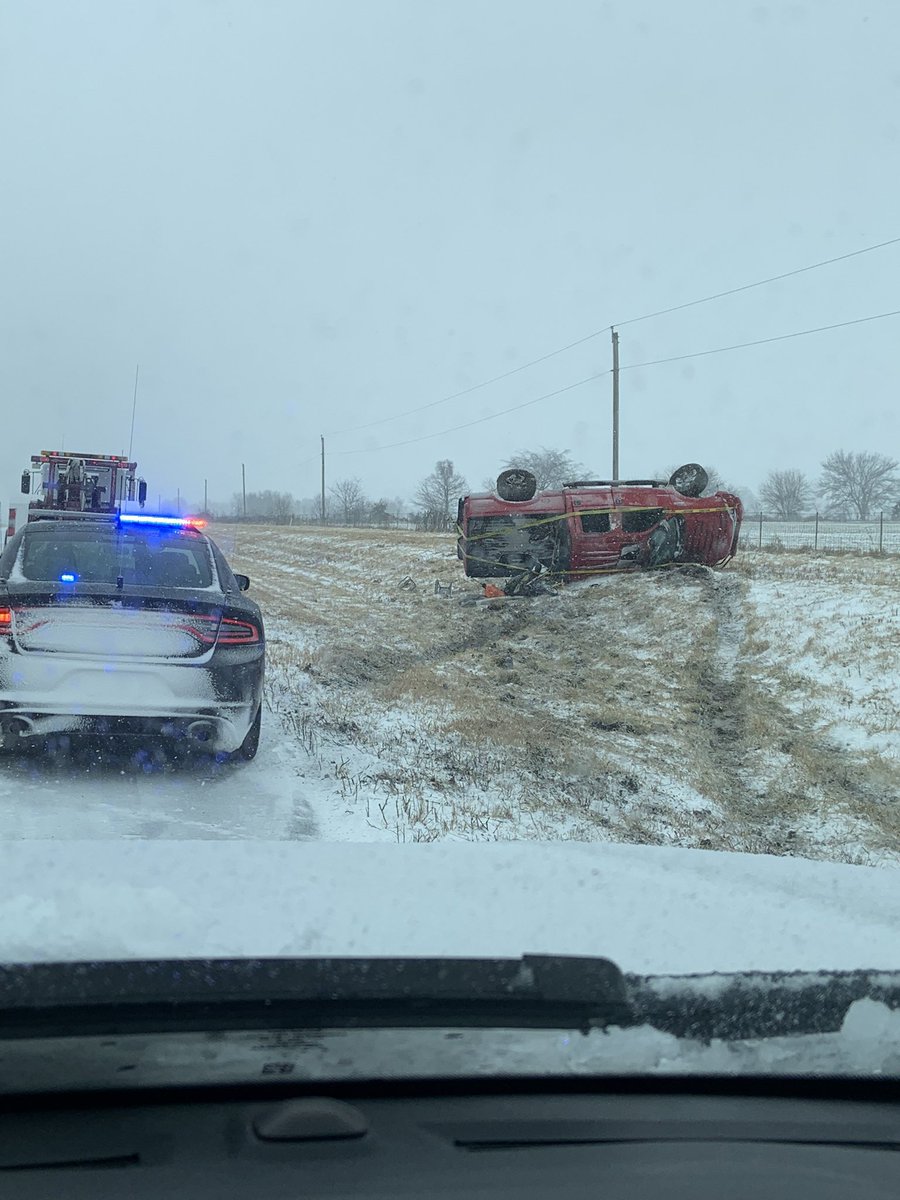 MSHPTrooperD's tweet photo. We’re going to keep saying it. SLOW DOWN!!   This does not have to happen.  
#ArriveAlive https://t.co/CqRsj5GGXK