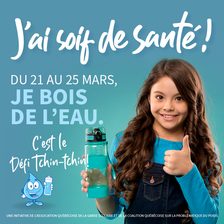 Les inscriptions sont lancées, c'est l'occasion pour les écoles du Québec de promouvoir l'eau auprès des élèves : bit.ly/3rlD9CR !
