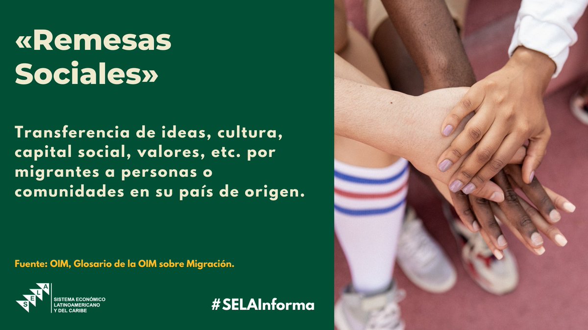 MigracionInfo's tweet photo. #SELAInforma Las remesas forman parte del día a día de muchos migrantes y comunidades, y estas pueden ser monetarias o recursos inmateriales

#Remesas #RemesasSociales https://t.co/d8MuZbP9dQ
