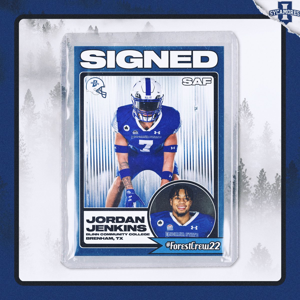 The next NLI is in, @jordan_jenkinsj is officially a Sycamores! #FearTheForest #ForestCrew22