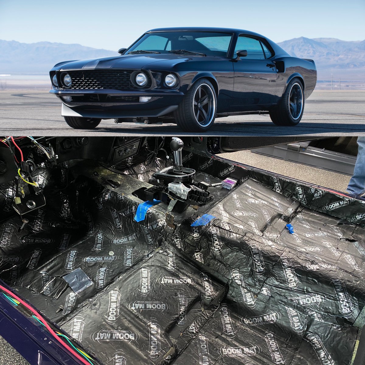 DesignEngInc's tweet photo. Keith Urban’s beautiful ‘69 Mustang equipped with the best sound damping material on the market, Boom Mat.
#DesignEngineeringInc #DEI #BoomMat #69Mustang https://t.co/mfO2PSyMVS
