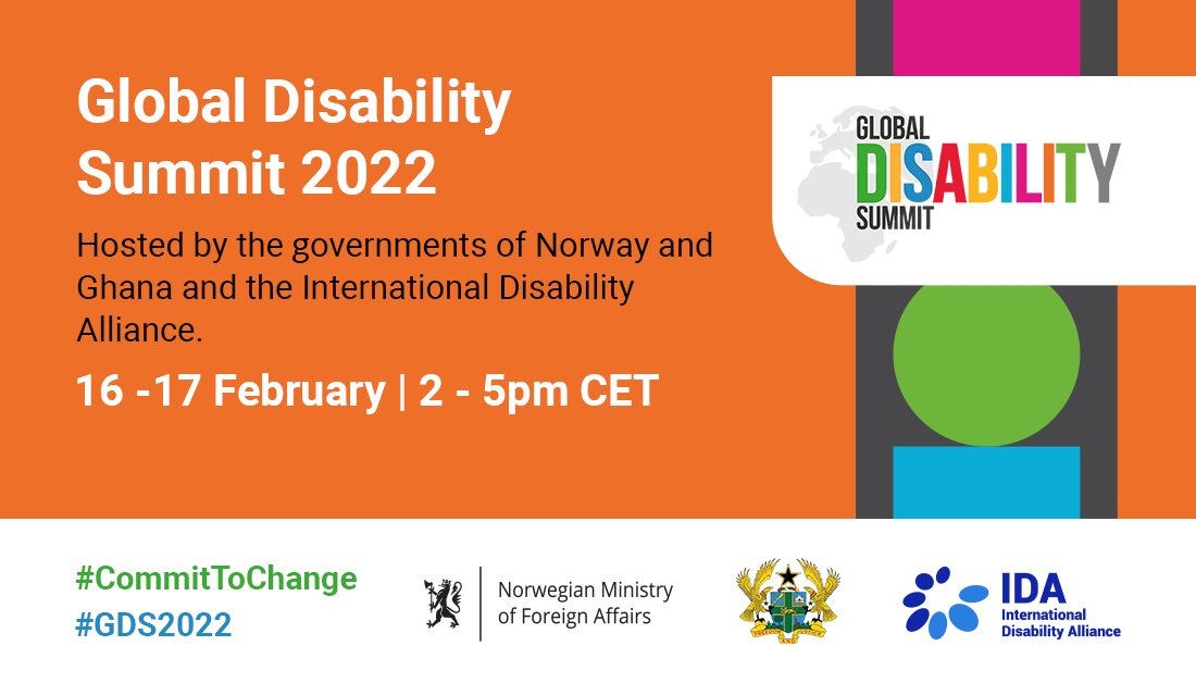 In two week's time, global leaders will gather for the world's biggest discussion on #DisabilityRights 🌎 

Will you be joining us? 

Register here: registration.tappin.no/register/globa…