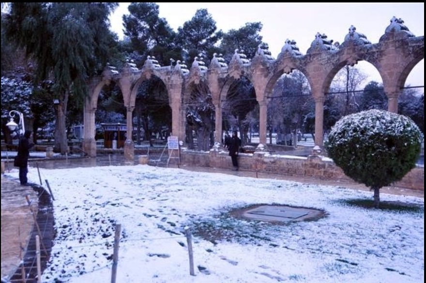 #OrmandaKış urfadan kış görüntüsü