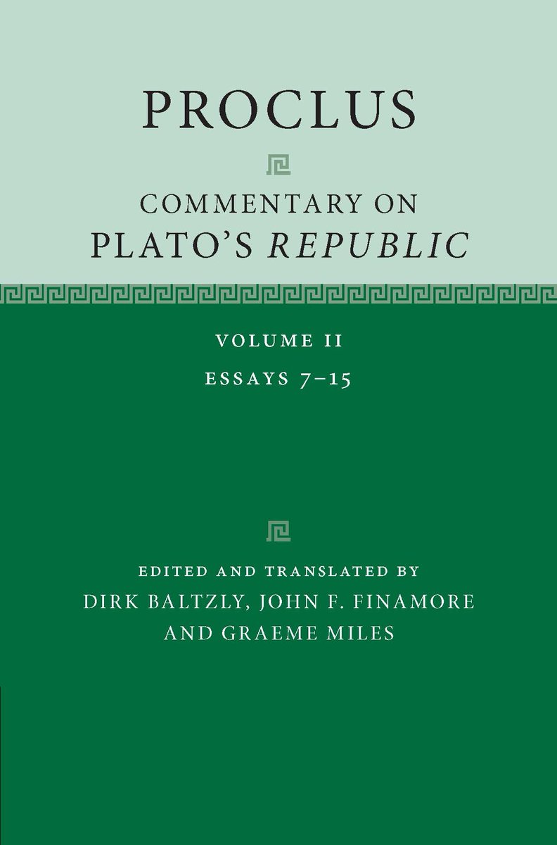 jabgreig's tweet image. Via Dirk Baltzly on FB, new release in March of the vol. 2 trans. of Proclus&apos; Commentary on Plato&apos;s Republic. There&apos;s a 20% discount for the pre-order with a code (PCPR2022) on checkout.
cambridge.org/be/academic/su…