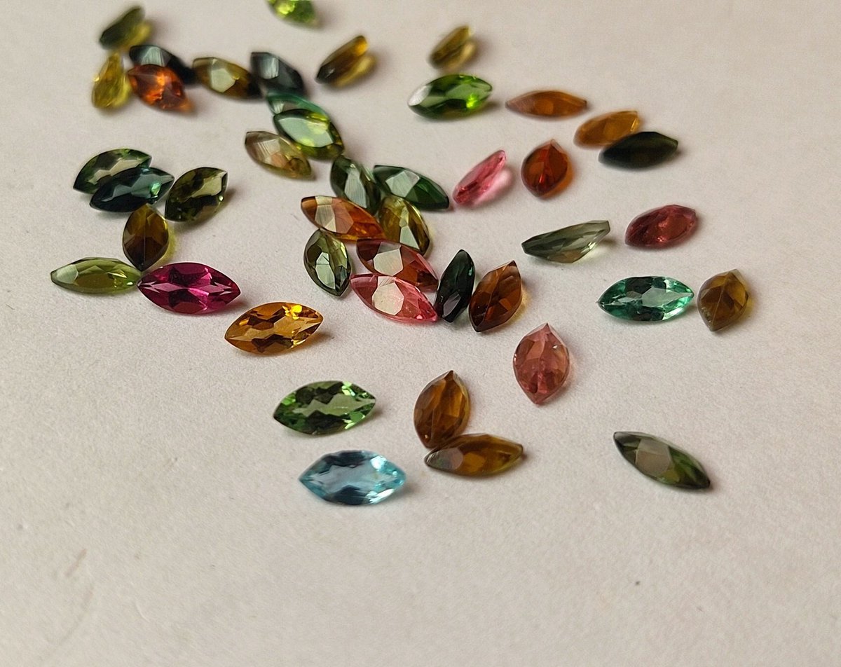 krishna_gems's tweet photo. Excited to share the latest addition to my #etsy shop: Multi Tourmaline Marquise Cut, Loose Tourmaline, Faceted Marquise Gemstone, 4x2mm / 5x2.5mm / 6x3mm, Wholesale Lot, valentine gift #tourmaline #multitourmaline #tourmalinemixstone https://t.co/buNGrLI15J https://t.co/UeoZPVnyoC