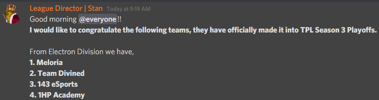 With the <a href="/TPL2022/">The Paintball Lounge</a> season coming to an end we have finished second seeded in our division! We are looking forward to our first round matchup with @143eSports Goodluck to every team involved and may the best squad win.