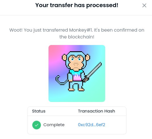 parker080's tweet image. Check out this Awesome RealMonkey I just got! Thanks @realmonkey30 I love the sword.

#realmonkey #NFT