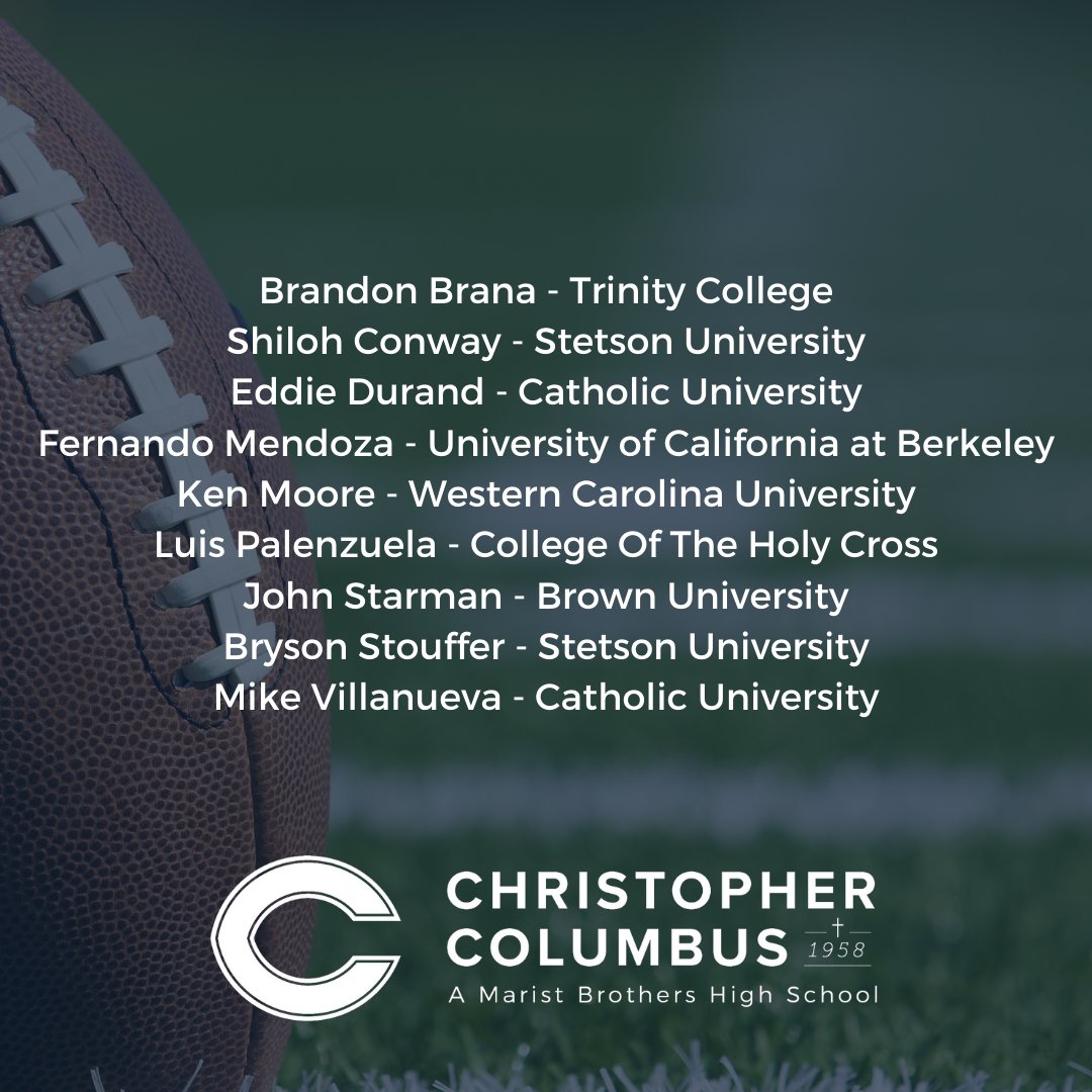 We are beyond proud to announce that nine Explorers have decided where they will continue their academic and football careers at the collegiate level. Join us in congratulating the seniors!  #CPride #Adelante
