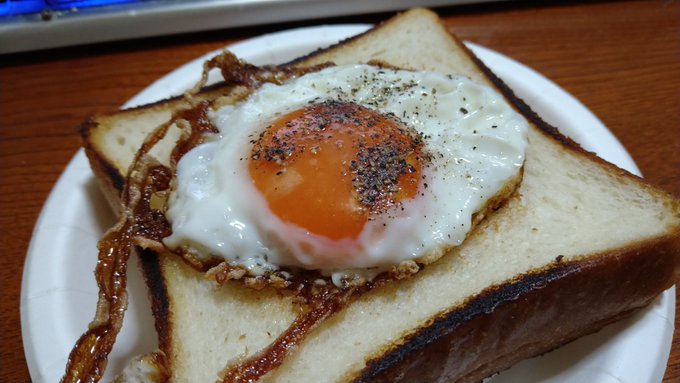 朝食みたいな夜食。 