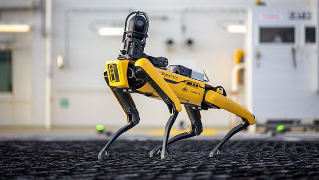 EnergyinData's tweet photo. Register now and make plans to meet "Spot" at #EID22: https://t.co/kpihIkCtcl
Robots like Spot allow you to automate routine inspection tasks and data capture safely, accurately, and frequently. See him in action at the Icebreaker! https://t.co/vx4bacdXkK