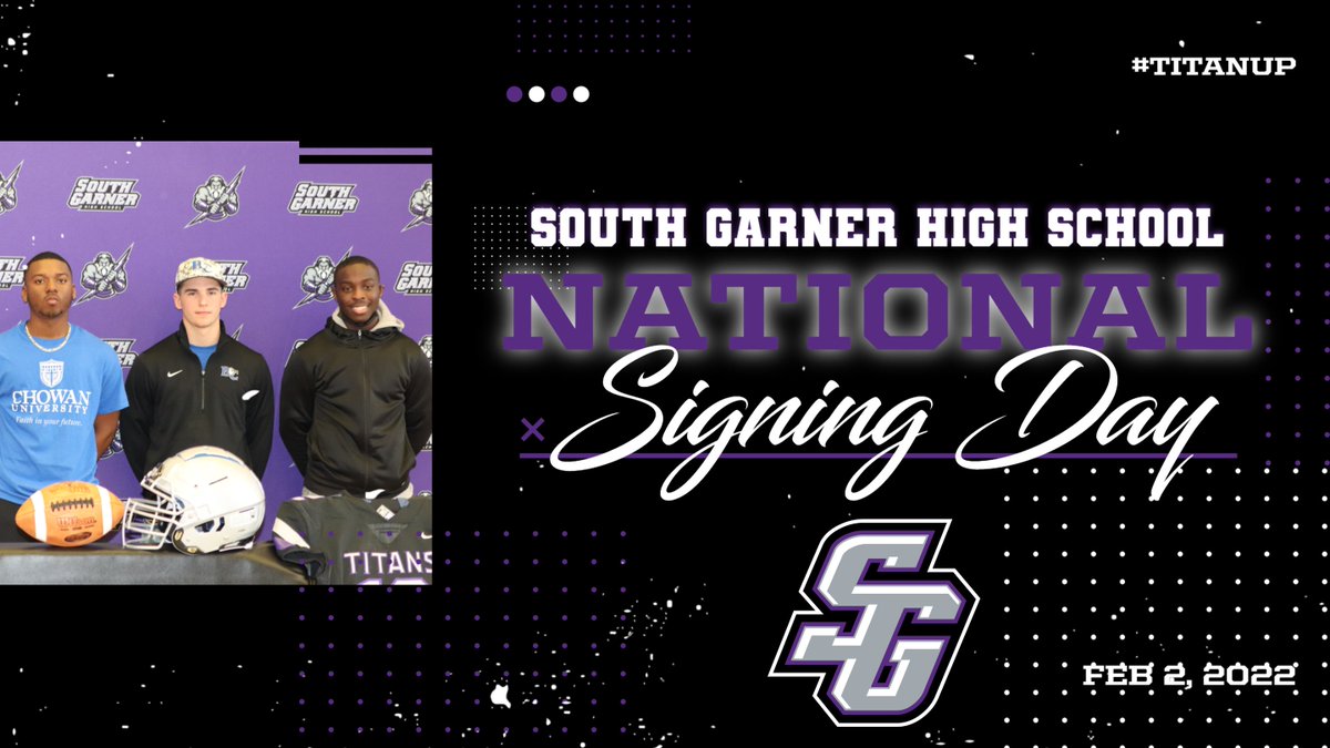 SGHS Athletics (@southgarnerad) on Twitter photo CONGRATS to our student-athletes who signed today!! We are proud of you!! <a href="/JohnYancey19/">John Yancey</a> <a href="/jaredmayer2022/">Jared Mayer</a> @12Clipss #Titanup CONGRATS to our student-athletes who signed today!! We are proud of you!! <a href="/JohnYancey19/">John Yancey</a> <a href="/jaredmayer2022/">Jared Mayer</a> @12Clipss #Titanup