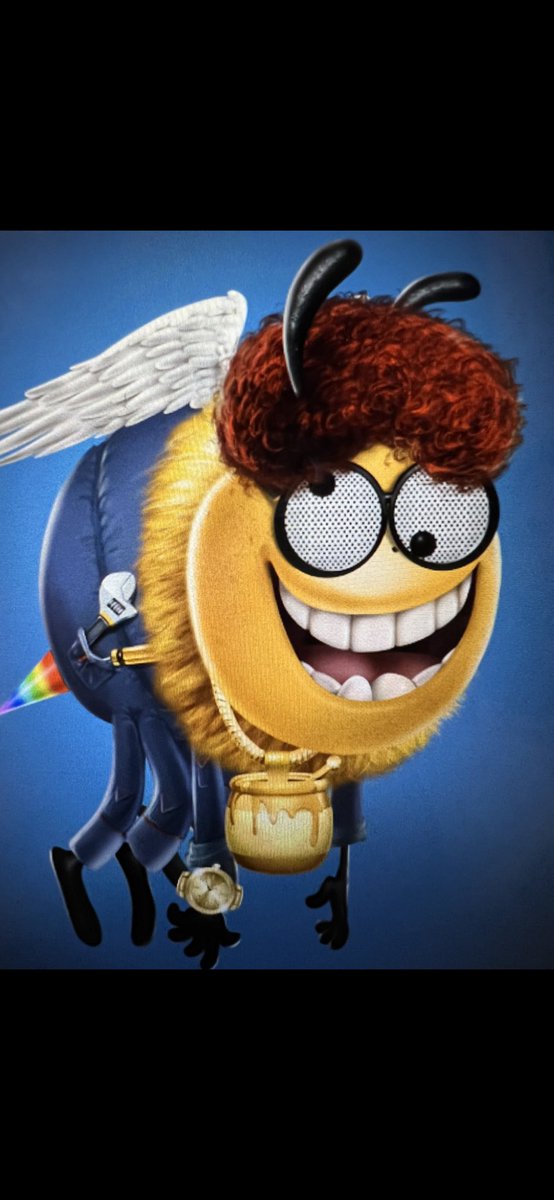 M2HatGirl's tweet photo. My sweet Bee stayed up too late listening to bees social and eating honey!#Web3 #Crypto https://t.co/atu5dVohfs