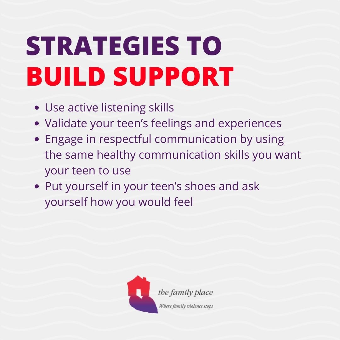 thefamilyplace's tweet photo. Building trust with teens promotes open communication and creates a safe place for them when they have concerns about their dating partner. Scroll through to learn more about the building blocks of trust and how to foster them with the teens in your life! #tdvam @TheBeProject https://t.co/WSFFzLWsMj