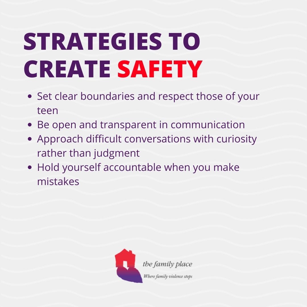 thefamilyplace's tweet photo. Building trust with teens promotes open communication and creates a safe place for them when they have concerns about their dating partner. Scroll through to learn more about the building blocks of trust and how to foster them with the teens in your life! #tdvam @TheBeProject https://t.co/WSFFzLWsMj