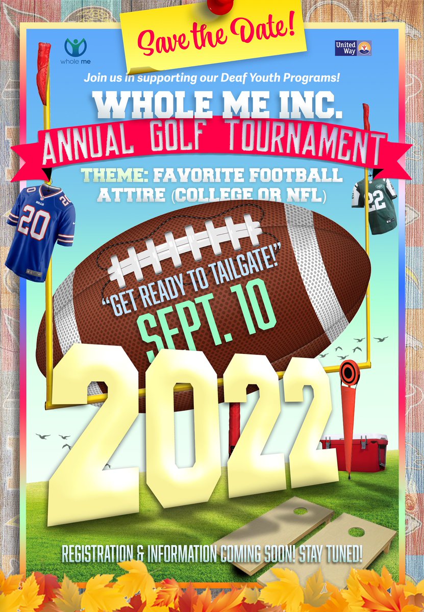 Hello everybody!

WHOLE ME Annual Golf Tournament is coming this year! So we want to share the announcement date with you all!

Mark your calendar on Sept. 10th! 

We will get back to you with more detailed information! Stay tuned! 

Spread the word! Have a great day!