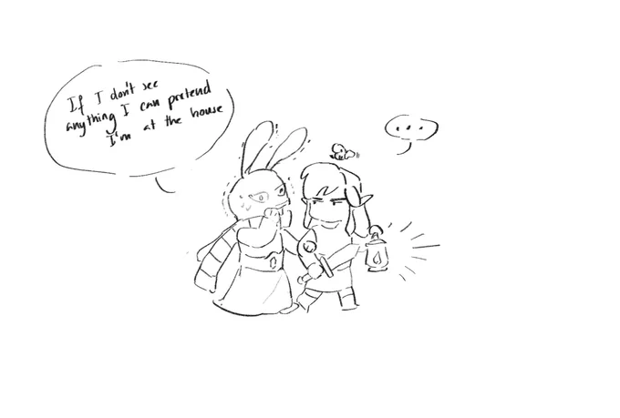 Link and Ravio should solve dungeons together 