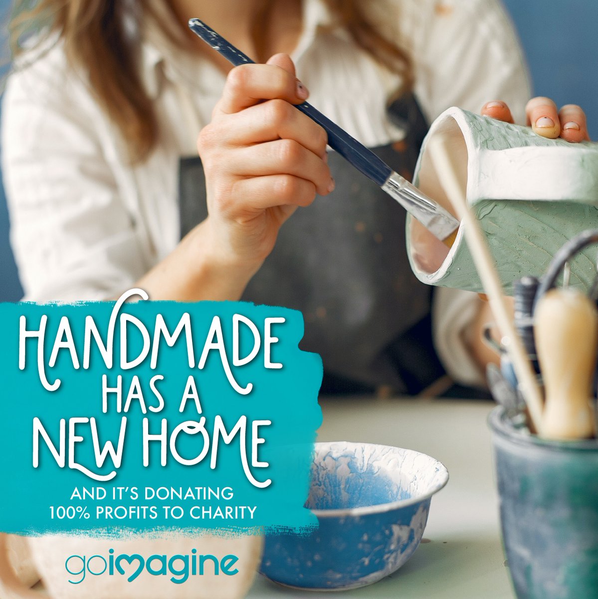 Buy & Sell Handmade on a Marketplace focused on Social Good ❤️😊  Welcome to the #caringeconomy at l8r.it/81RQ

#goimagine #handmadeforgood #shopsmall #supporthandmade #handmadeseller #makerlife #handmadebusiness