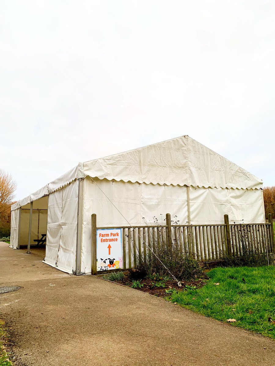 Another one up, this time a catering area whilst the cafe has a refurb #marqueehire meadowmarquees.co.uk