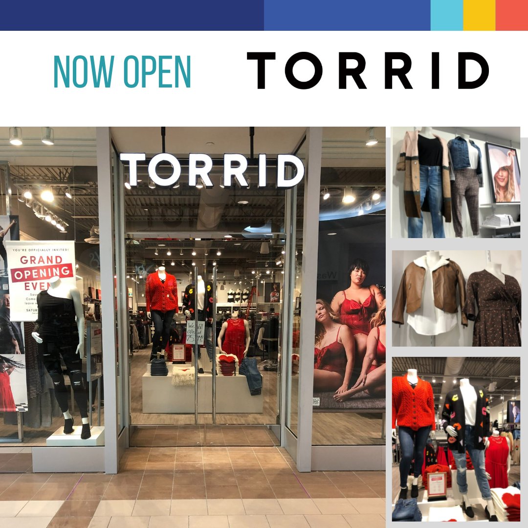 New Sudbury Centre on X: The wait is over! Torrid is NOW OPEN at New  Sudbury Centre. Torrid's line of women's plus size clothing is designed  with curves in mind, with breathable