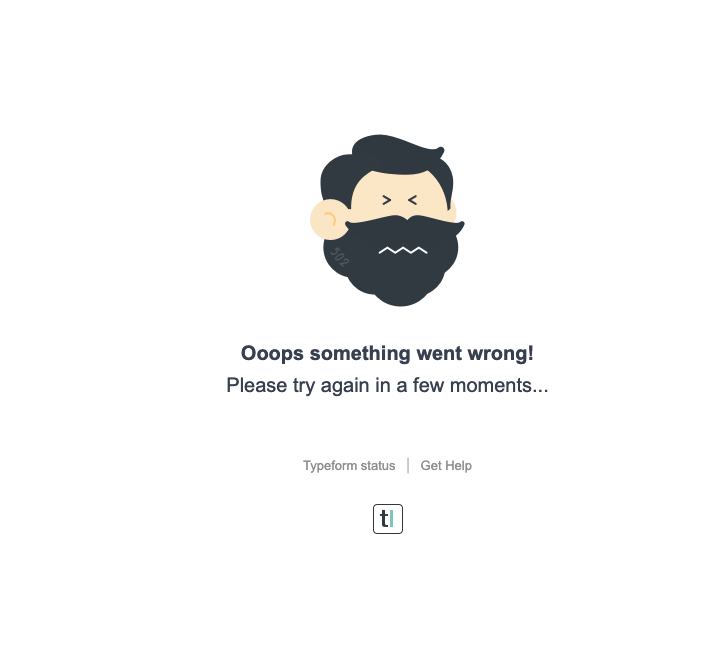Tawheed's tweet photo. @typeform Your status page says all systems are working, but my account and forms aren't... Help? https://t.co/2xtXMOgl5a
