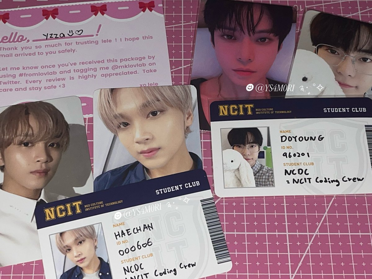 YS4M0RI's tweet photo. ๐ . . . #1mails
โง haechan & doyoung mail โง aaaaa thank you so much @mklovlab for the smooth transaction and the updates! ^_^ both of the photopacks arrived safely & very cute nung packaging + freebies ! ๐ค
#fromlovlab https://t.co/nI66i9evnj