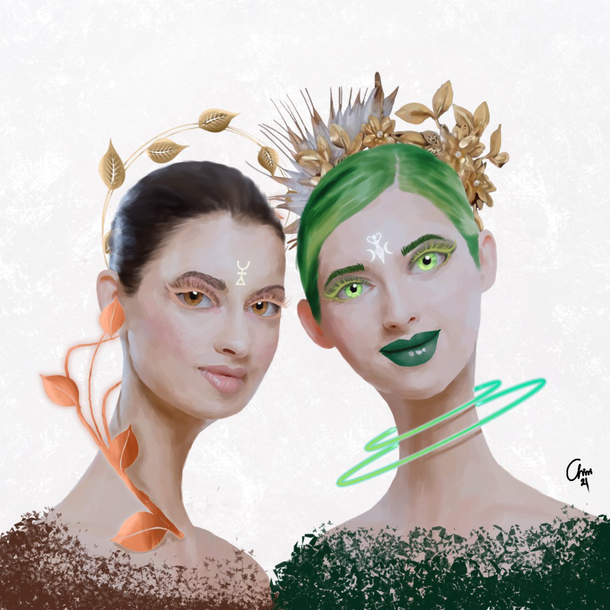 PrinceChrisMUFC's tweet photo. Goddess Gaia and Demeter is available on Rarible for 0.1ETH
LINK:
https://t.co/2RhOKa9xjh
#NFTCommunity
#NFTdrop
#GoddessNFT https://t.co/lXue8WE8Ud