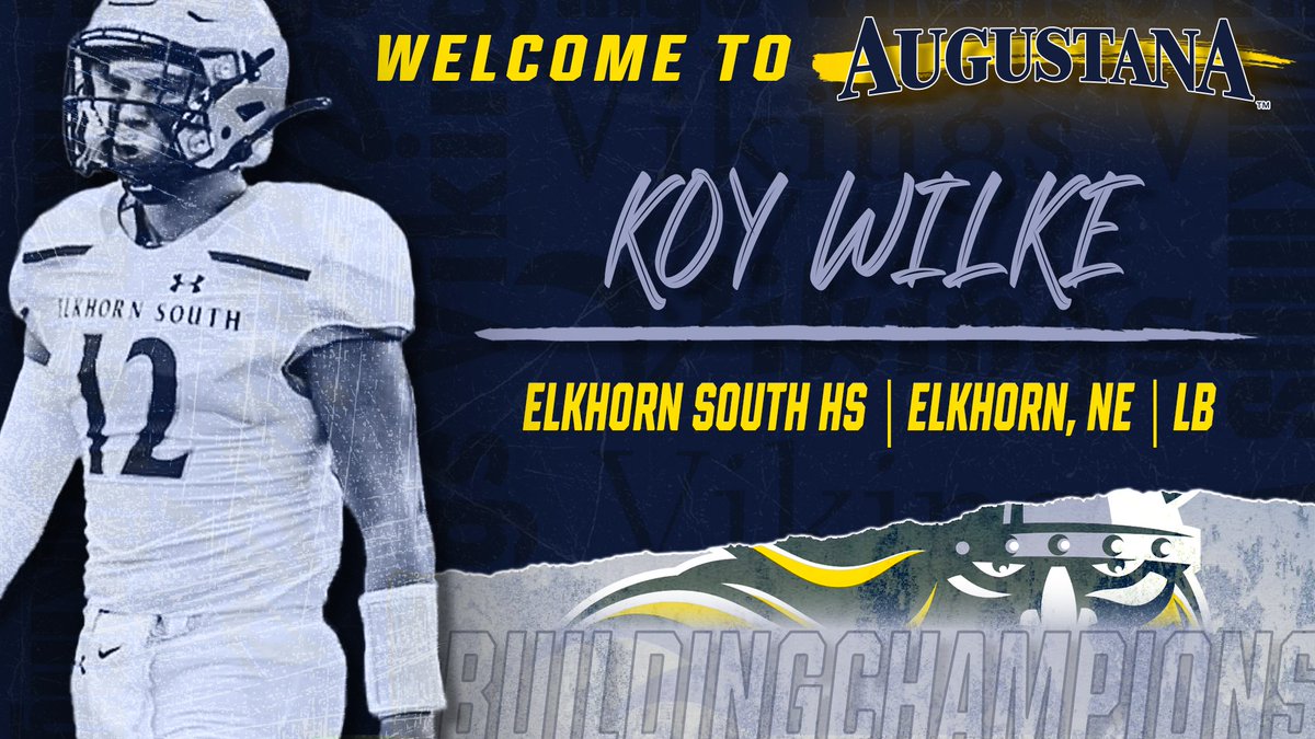 AugieFB's tweet photo. Welcome to the @GoAugie family, Koy ποΈ
π‘ Linebacker
π΅ 6-3 | 200
π‘ Elkhorn, Neb. (Elkhorn South HS)
π΅ @KoyWilke
Signing Day Central β‘οΈ https://t.co/nPoVVNufmD
#BE2TBRIGHTE2T | #BuildingChampions https://t.co/uOJIUAhOmX