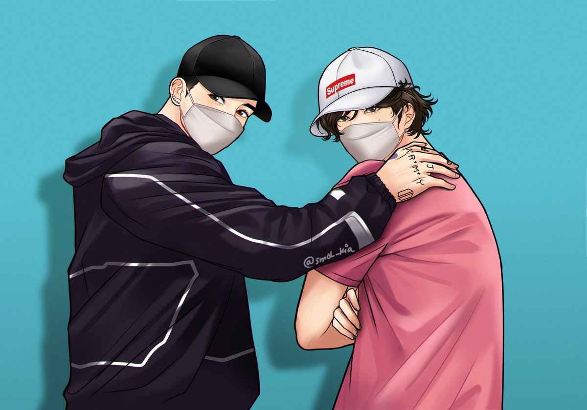 smol_kia's tweet photo. Cool shade, stunner 🤍🖤♥

#taekook #kookv #vkook #국뷔 #taekookfanart  #JUNGKOOK #TAEHYUNG https://t.co/YLpLYASAaF