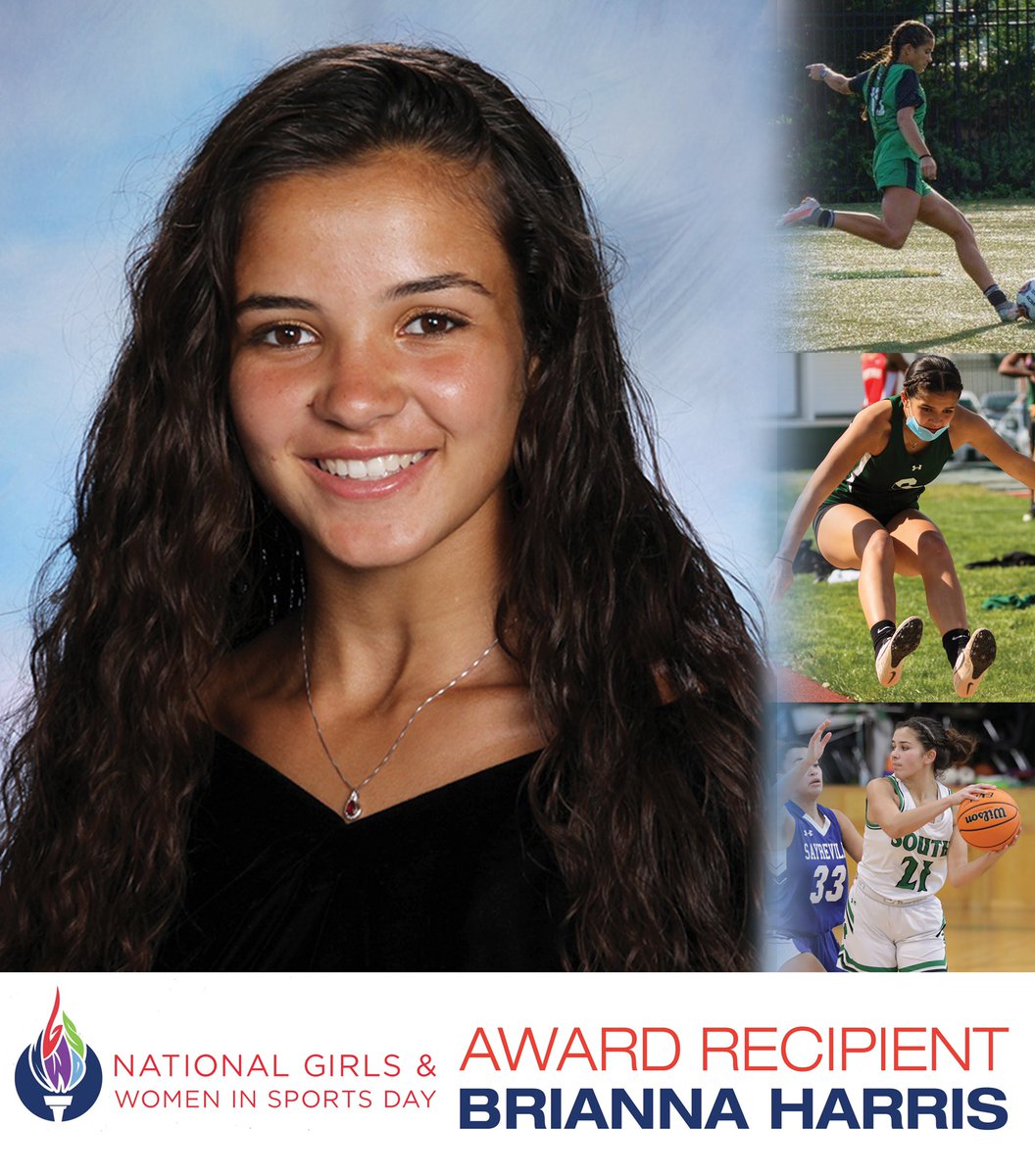 Congratulations to Brianna Harris and her family-National Girls and Women in Sports Outstanding Athlete Honoree for South Plainfield! njaiaw.com/_files/ugd/553… <a href="/SPHSPrincipal/">South Plainfield HS</a>