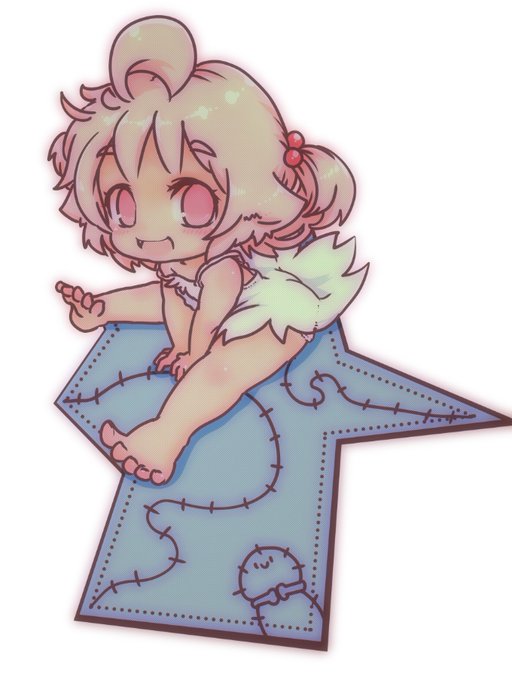 あんまツインテール描いてないなぁ。大分昔の絵しかなかったわ 