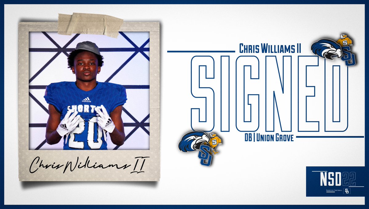 Shorter_FB's tweet photo. The first installment of this loaded DB class is IN!
Chris Williams is home.
@chrisj262 | #Mi22ionDriven | #NSD22 https://t.co/HElTiMFWuH